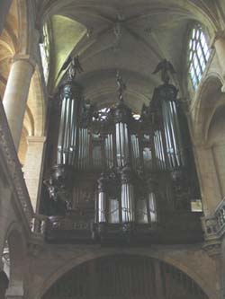 The organ pipes at Saint Etienne du Mont