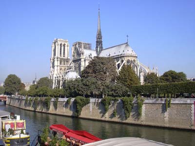 The south bank of Notre Dame