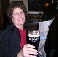 Carol, Guinness and a map