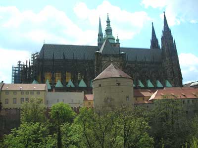 The Cathedral of St. Vitus on the Castle grounds