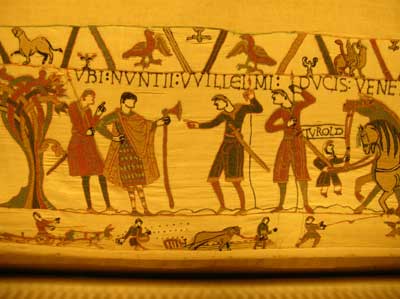 Scene from the Bayeaux Tapestry