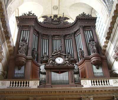 The organ at St. Sulpice