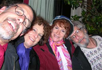 Enjoying port wine, friends and people-watching