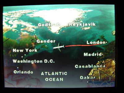 Somewhere over the Atlantic