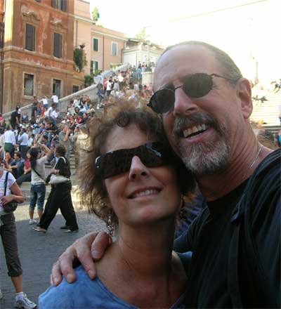 At the Spanish Steps