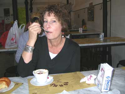 Cappucino at the Centrale Market