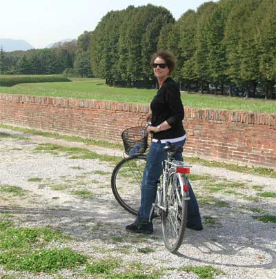 At the ancient walls around Lucca