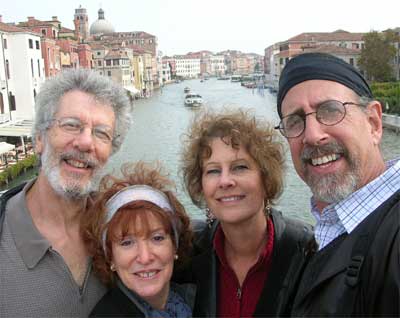 The four Wandering Jews exploring the charms of Venice