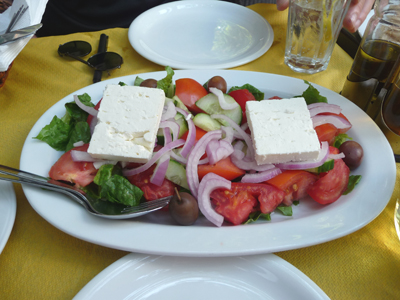Delicious Greek salad!