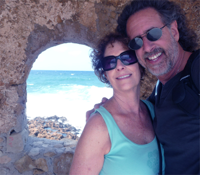 By the ocean in Chania, Crete