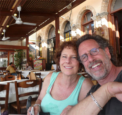 At Monistiri Taverna in Chania, Crete