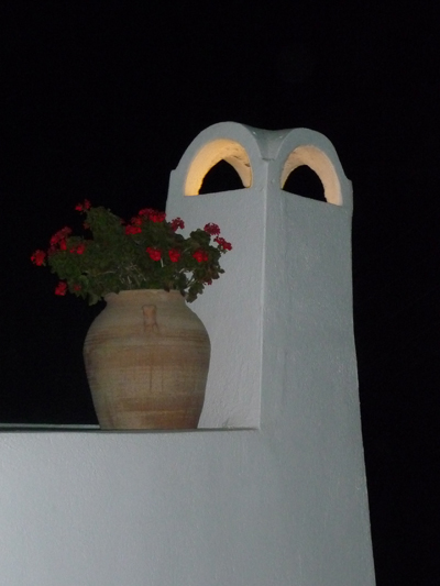 Nighttime on Santorini