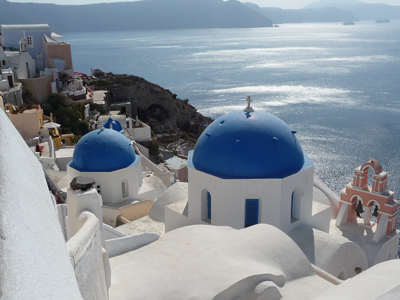 Oia in Santorini