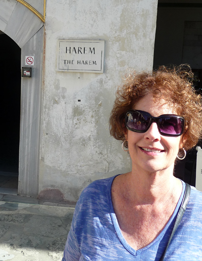 Carol at the Harem at Topkapi Palace