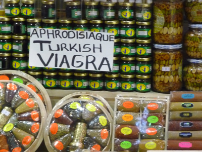 Wares for sale at the Grand Bazaar