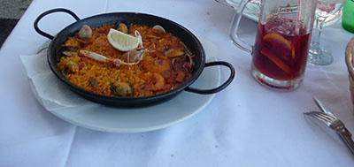 Paella in Barcelona