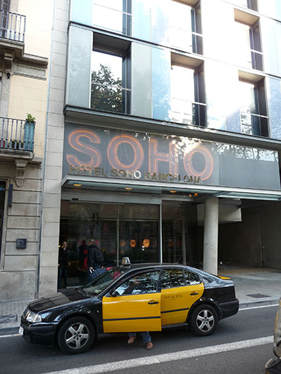 Soho Hotel in Barcelona