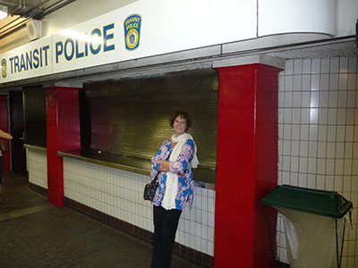 Waiting for the T in Boston