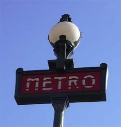 Metro sign