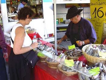 Carol enjoying the Arles market