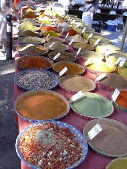 Spices at the Arles market