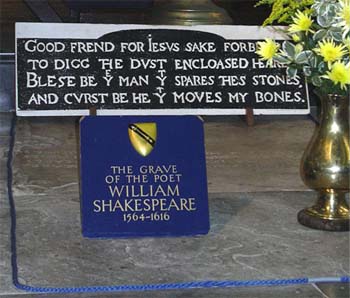 Shakespeare's grave