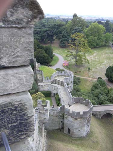 The ramparts of Warwick Castle