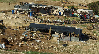 Bedouin village in the Negev Desert