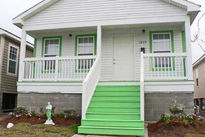Chuck's new house at Musician's Village