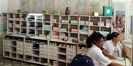 Government pharmacy in Cienfuegos