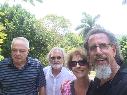 With Ben and Ken at the Hemingway House in Havana