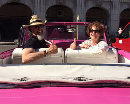 Classic American car in Havana