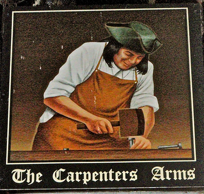 Sign for The Carpenter's Arms in Windsor