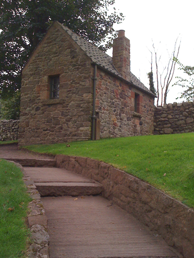 Old stone home in rural Scotland