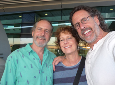 Jimmy Universe, Carol and David at Tucson International Airport