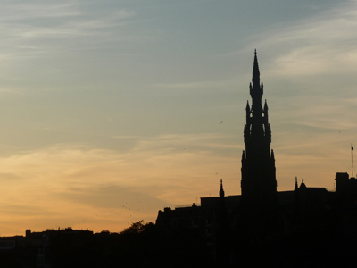 Edinburgh at dusk