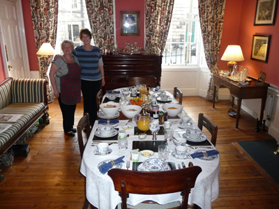 Breakfast at the 14 Hart Street B&B