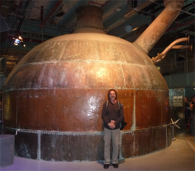 One of the Guinness copper fermenters