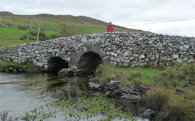 Carol on The Quiet Man Bridge