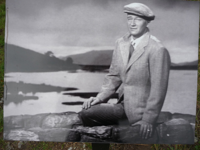 Picture of John Wayne at The Quiet Man Bridge