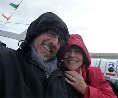 It sure was cold and blustery on the boat back to Galway from Innishmore