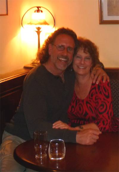 David and Carol at Brennan's Hotel in Dingle