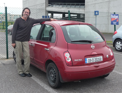 We had to return our wonderful little Nissan Micra at the Cork airport
