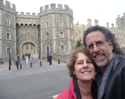 Carol and David at Windsor Castle