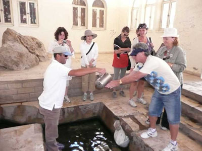 At Wadi Mousa (Moses’ spring.)