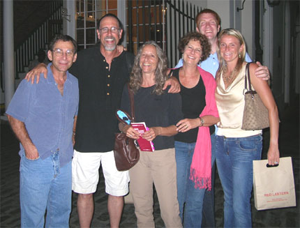 Andy, David, Vicky, Carol, Brad and Ali at 1AM in the French Quarter