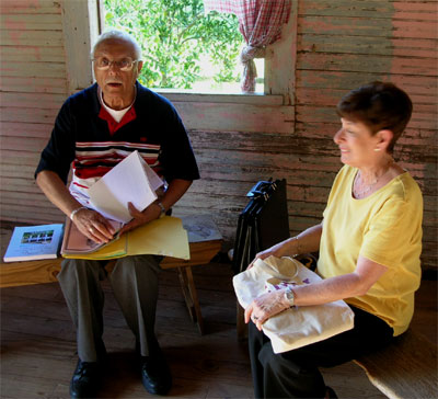 Scholars Belmont and Nina Haydel at Laura Plantation