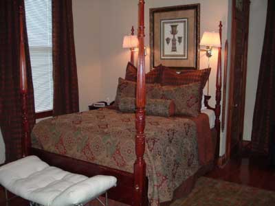Bedroom at the 1896 O'Malley House