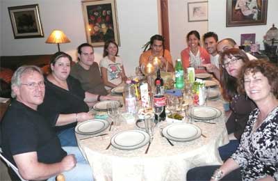 Carmi, Meira, family and friends