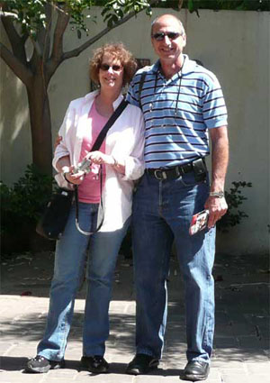 Carol and Shlomo in Neve Tzedek